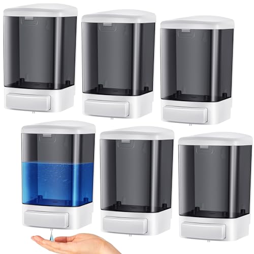 6 Pcs Wall Mounted Soap Dispenser (6 Count)