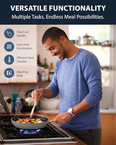 12pc Forged Lightweight Cookware Set (12 Count)