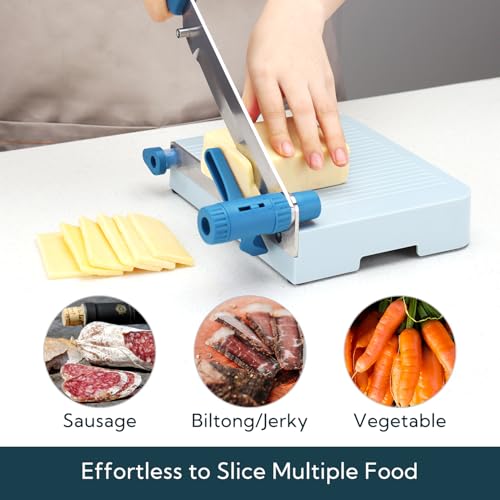 Multipurpose Cheese Slicer Cutter with Board for Arthritic and Weak Hands
