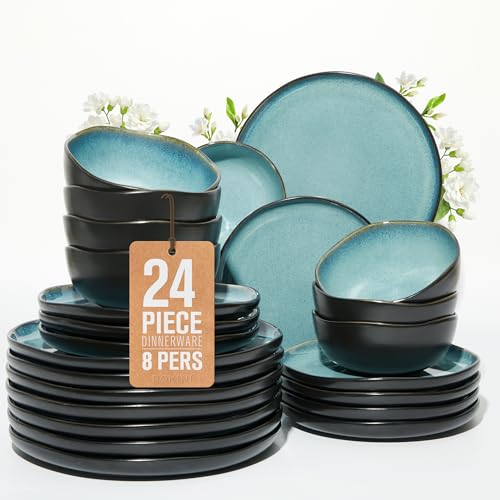 Stoneware Dinnerware Sets for 8