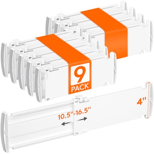 9 Pack 4" High Drawer Dividers (9 Count)