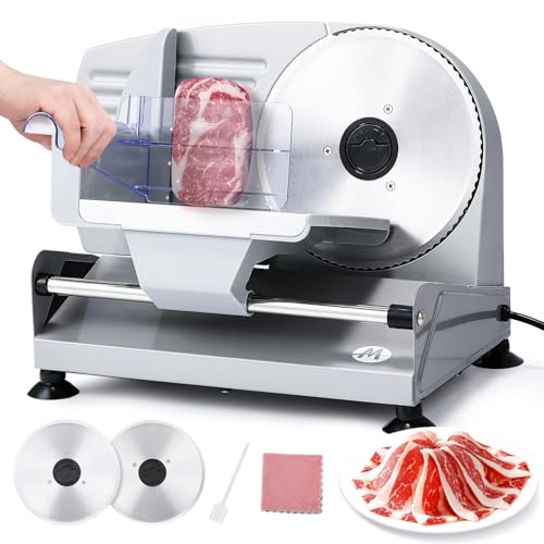 Electric Meat Slicer 200W With Stainless Steel Blades