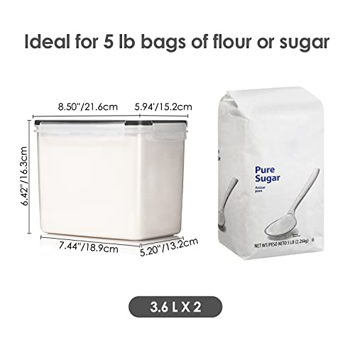 Airtight Food Storage Containers 6 Pieces (6 Count)