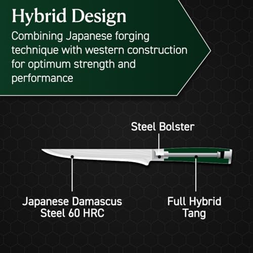 6" Japanese Damascus Stainless Steel Boning Knife