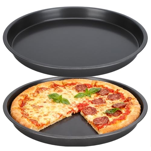 12 inch Deep Pizza Pan for Oven (2 Count)