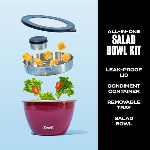 Stainless Steel Salad Bowl Kit 64oz
