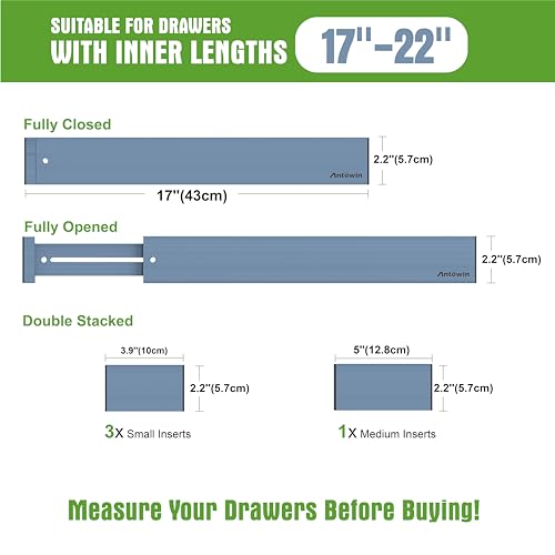 Expandable Bamboo Drawer Dividers