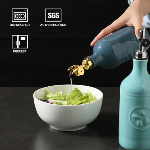 Sweejar 16 Oz Ceramic Olive Oil Dispenser Bottle