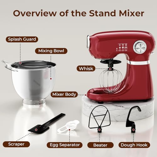 5.3 Quart Electric Stand Mixer With 12 Speed