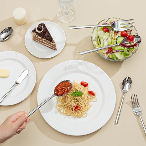 45 Piece Silverware Set with Serving Utensils (45 Count)