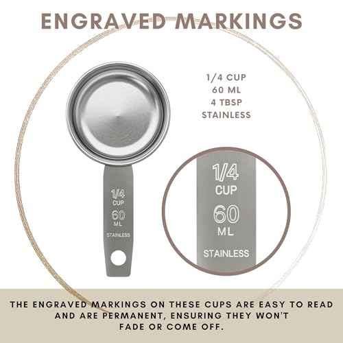 1 4 Cup Stainless Steel Measuring Cup