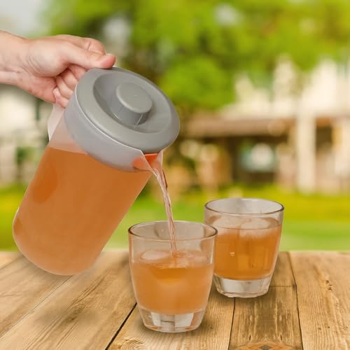 Water Pitcher with Lid 1 Gallon Pitcher BPA Free & Phthalate Free