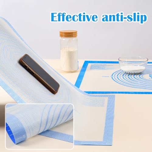 Nonstick Silicone Pastry Baking Mat Large Measurements 16x24'' for Dough