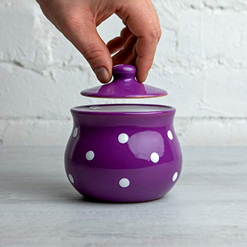 Ceramic Sugar Bowl with Lid