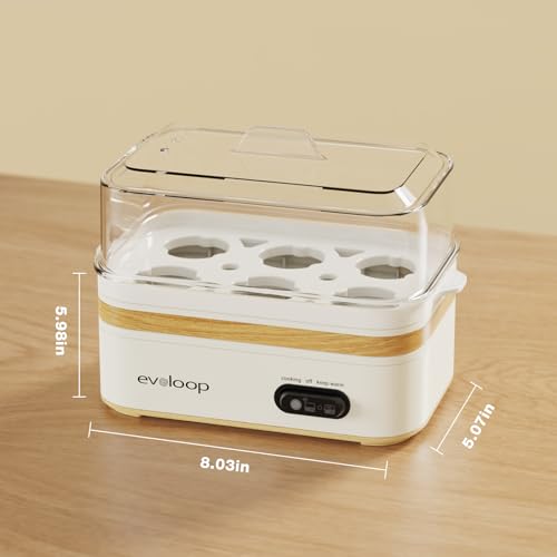 Rapid Egg Cooker Electric 6 Eggs Capacity
