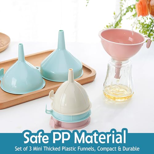3 Piece Plastic Funnel Set