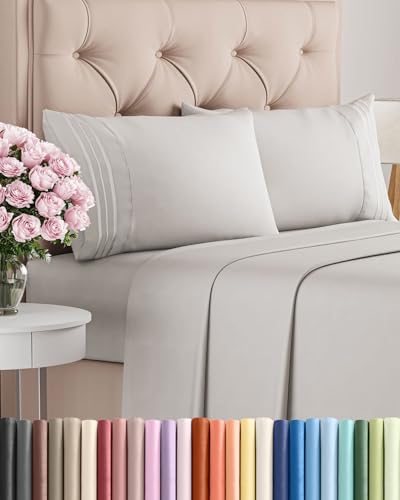 Queen Size 4 Piece Sheet Set (4 Count)