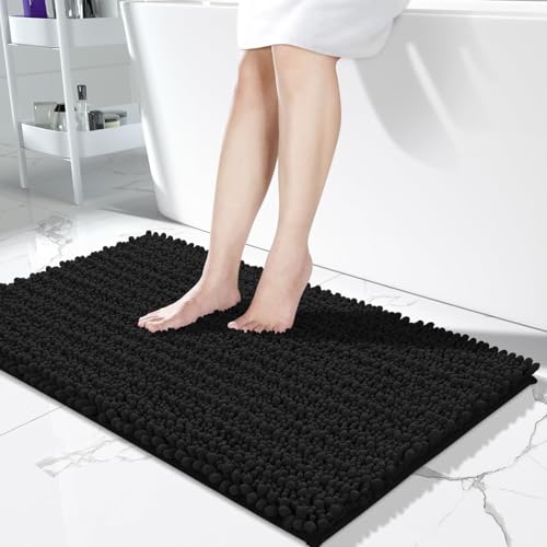 Long Bathroom Rugs Non Slip Washable 44x24 Inch
