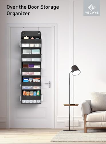 1 Pc Over the Door Organizer with 5 Bins 10 Side Pockets