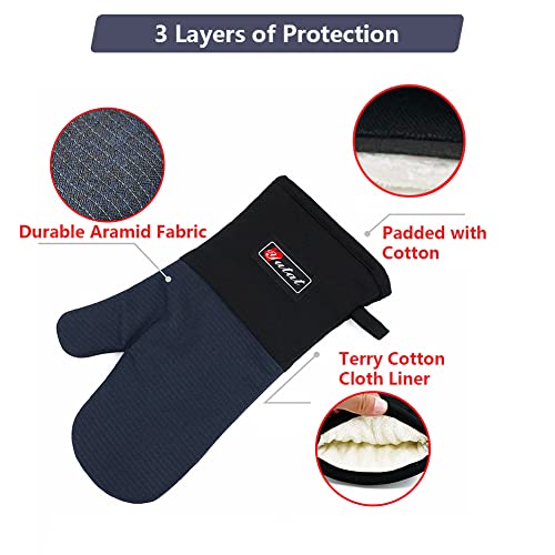 Oven Gloves Oven Mitts Heat Resistant 550 Degrees