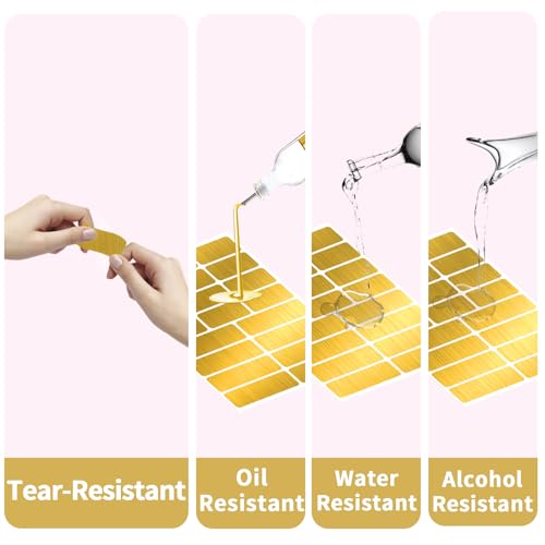 Gold Label Stickers Removable Writable Gift Labels