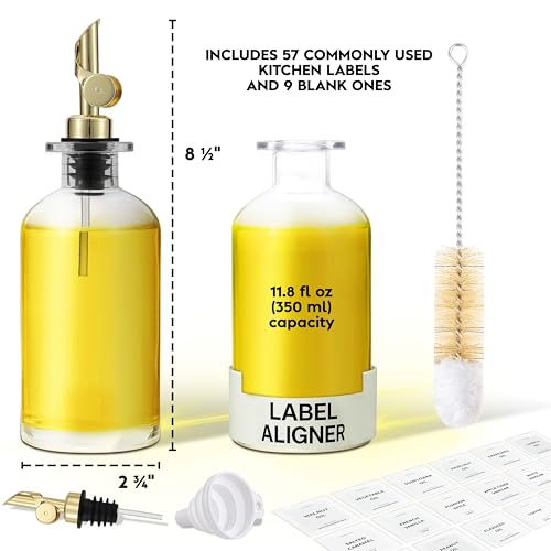 Oil Dispenser for Kitchen (2 Count)
