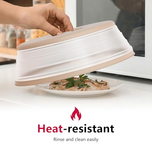 Microwave Splatter Cover Vented for Food with Hook Hole