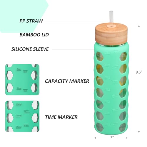 Glass Water Bottle