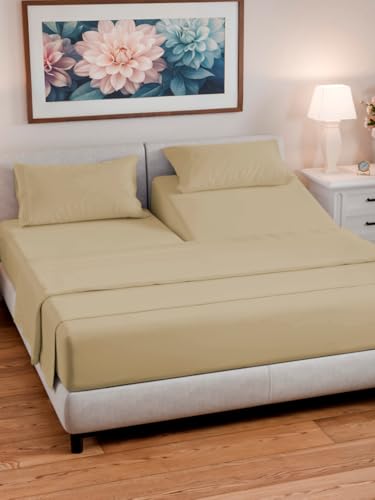 Flex Top Split Head King 4 Piece Sheet Set