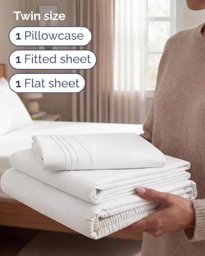 Twin Size 3 Piece Sheet Set