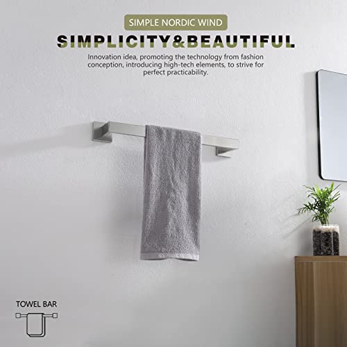 16 Inch Single Towel Bar