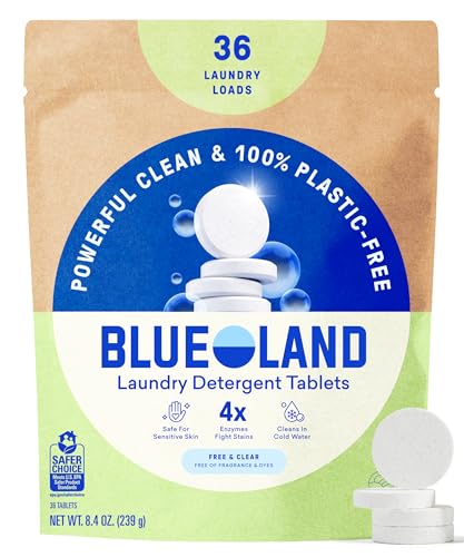 100% Plastic Free Laundry Detergent Tablets (36 Count)