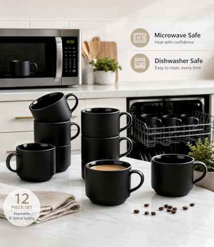 14 OZ Coffee Mugs Set of 12 (12 Count)