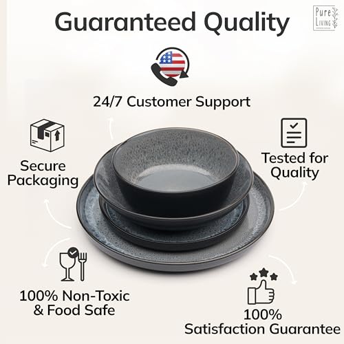 32 Piece Stoneware Dinnerware Set for 8 (32 Count)