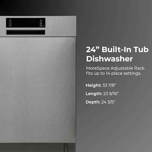 24" Built In Dishwasher