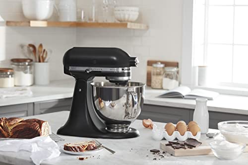 Artisan, 5-Qt Tilt Head Stand Mixer, KSM150PS, Black Matte