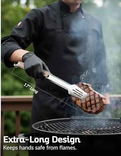 17 Inch Grill Tongs
