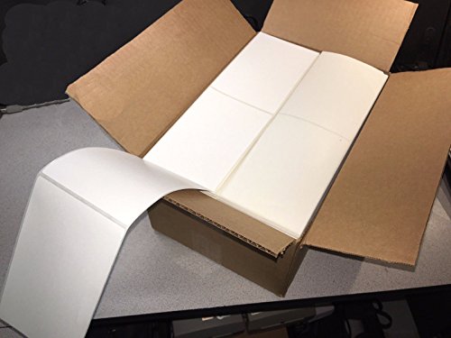 2 Stacks Fanfold 4" x 6" Direct Thermal Labels (4000 Count)