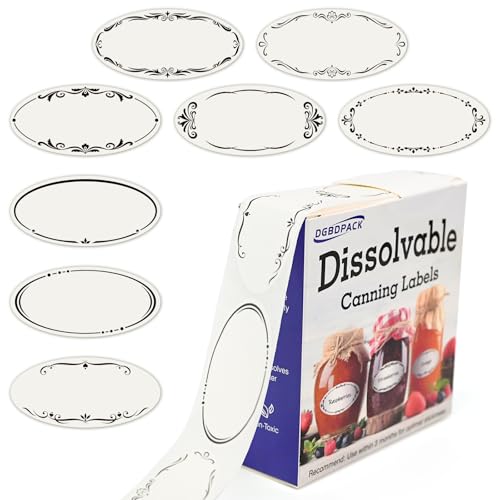 Water Soluble Canning Labels (400 Count)