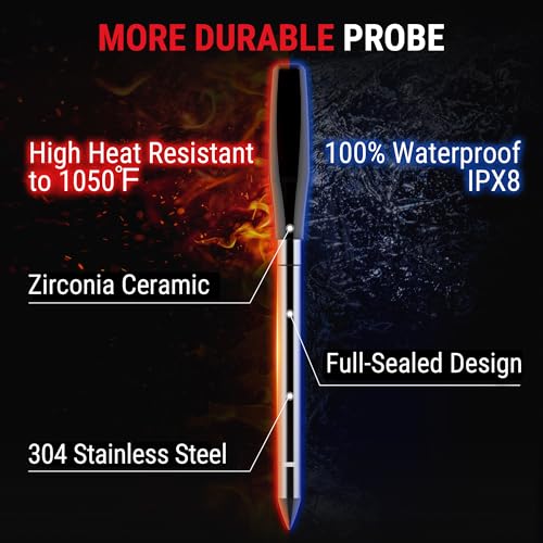 TempSpike 2000FT Wireless Meat Thermometer Digital with 2 Ultra