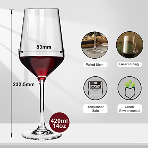 Wine Glasses Set of 6 (6 Count)