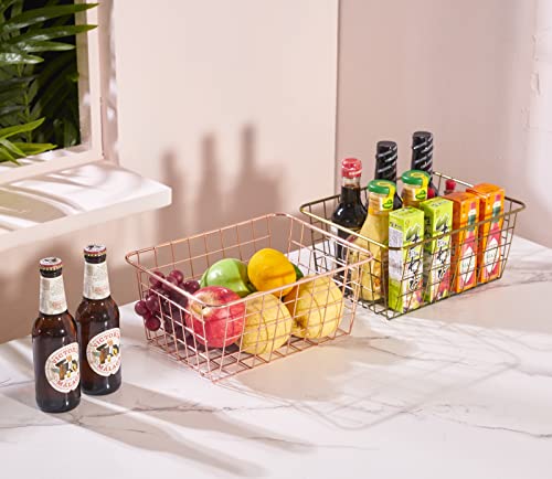 Wire Kitchen Storage Basket 4 Packs
