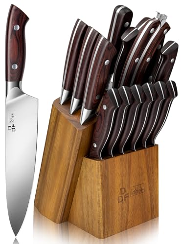 16 Piece Kitchen Knife Set (16 Count)