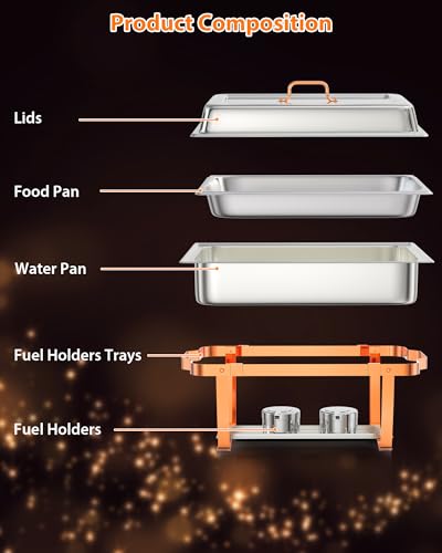 Chafing Dish Buffet Set (6 Count)