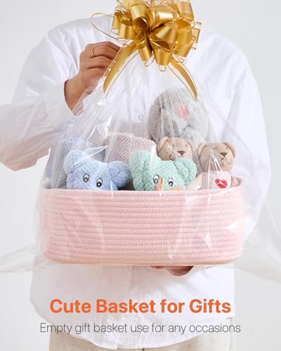 Small Woven Storage Basket for Organizing (3 Count)