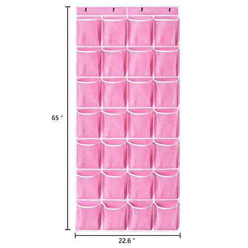 28 Pocket Over The Door Shoe Organizer