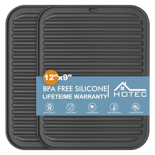 446℉ Heat Resistant BPA Free Silicone Trivets for Hot pots and Pans (2 Count)