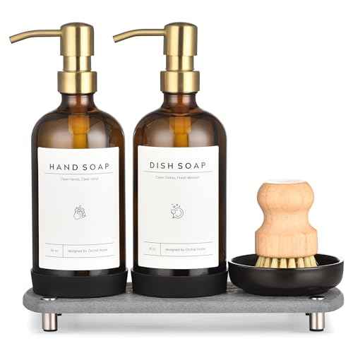 Luxury] Kitchen Soap Dispenser Set