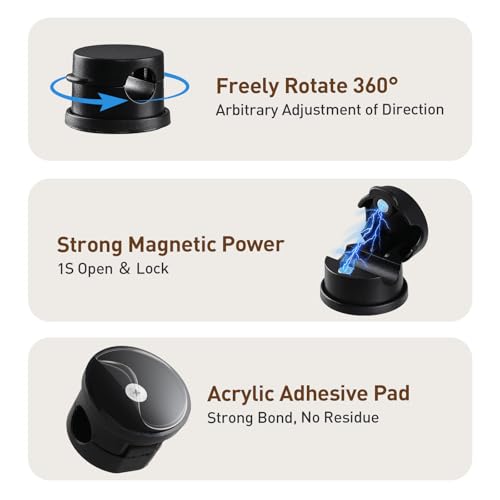 8 Pack Magnetic Cable Clips (8 Count)