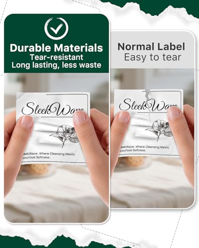 White 3" x 3" Square Thermal Label Stickers